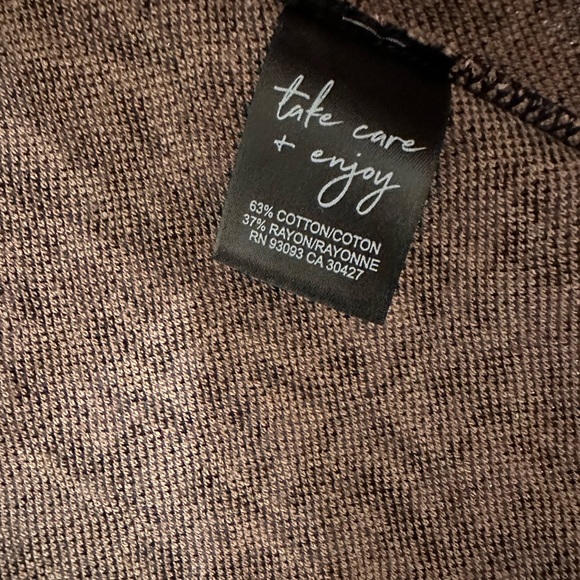 Nic+Zoe Bark Mix Blazer Open Cardigan Sweater Sz M NWT MSRP $178 - Picture 7 of 7